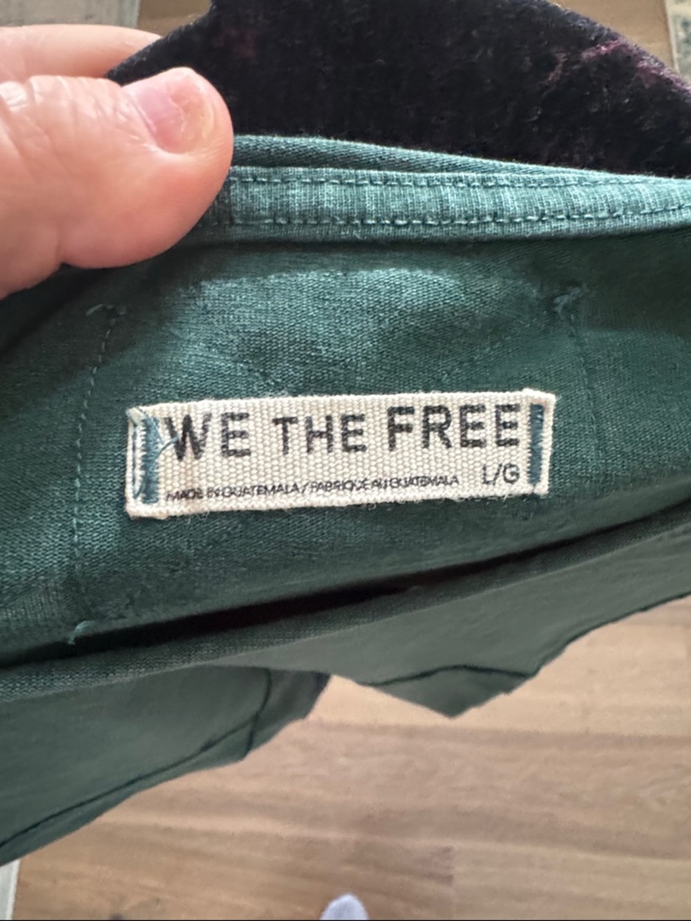 Free People We The Free Protagonist Tee in Rainforest - Picture 5 of 5